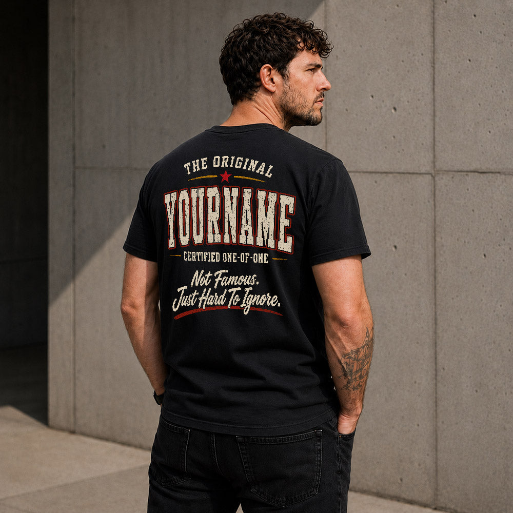 YOUR NAME VP89-F2-168 – Personalized Original Issue Apparel “The Original NAME Certified One-of-One"