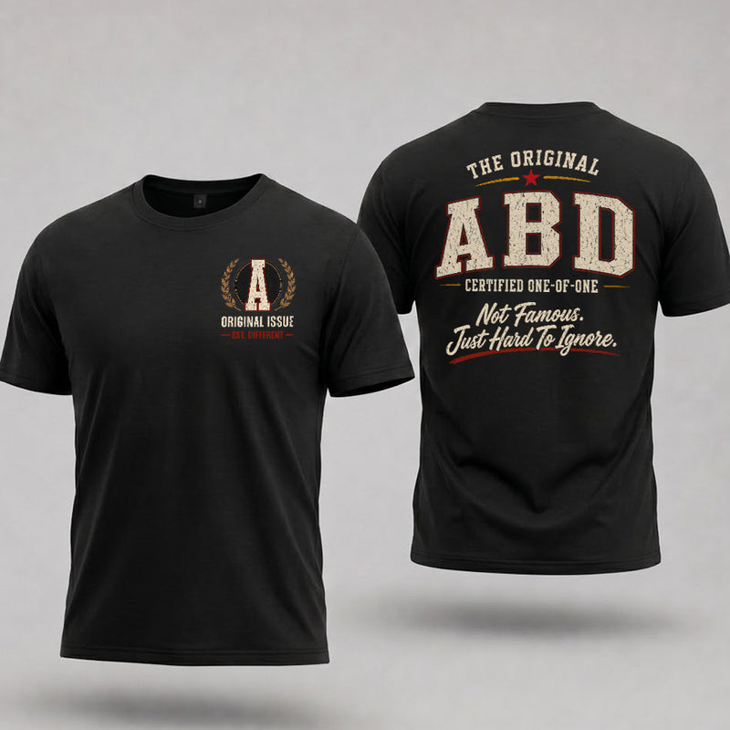 ABD W68-F2-168 – Personalized Original Issue Apparel “The Original NAME Certified One-of-One"