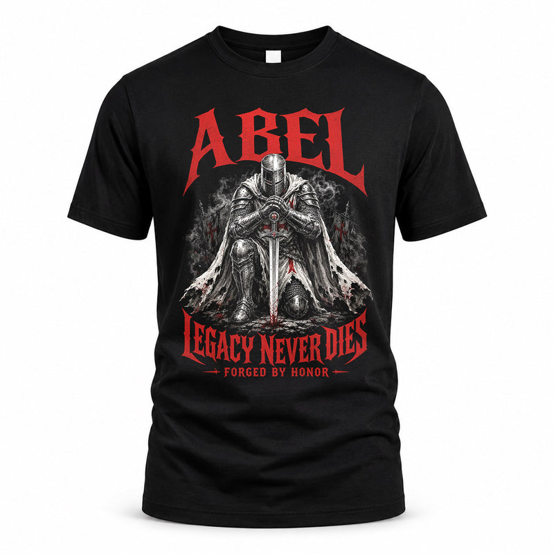 ABEL HS90-K04-109 - NAME Legacy Never Dies Forged By Honor Personalized Knight