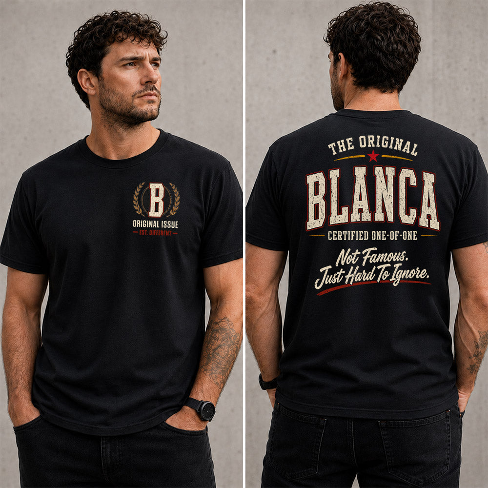 BLANCA W68-F2-168 – Personalized Original Issue Apparel “The Original NAME Certified One-of-One"