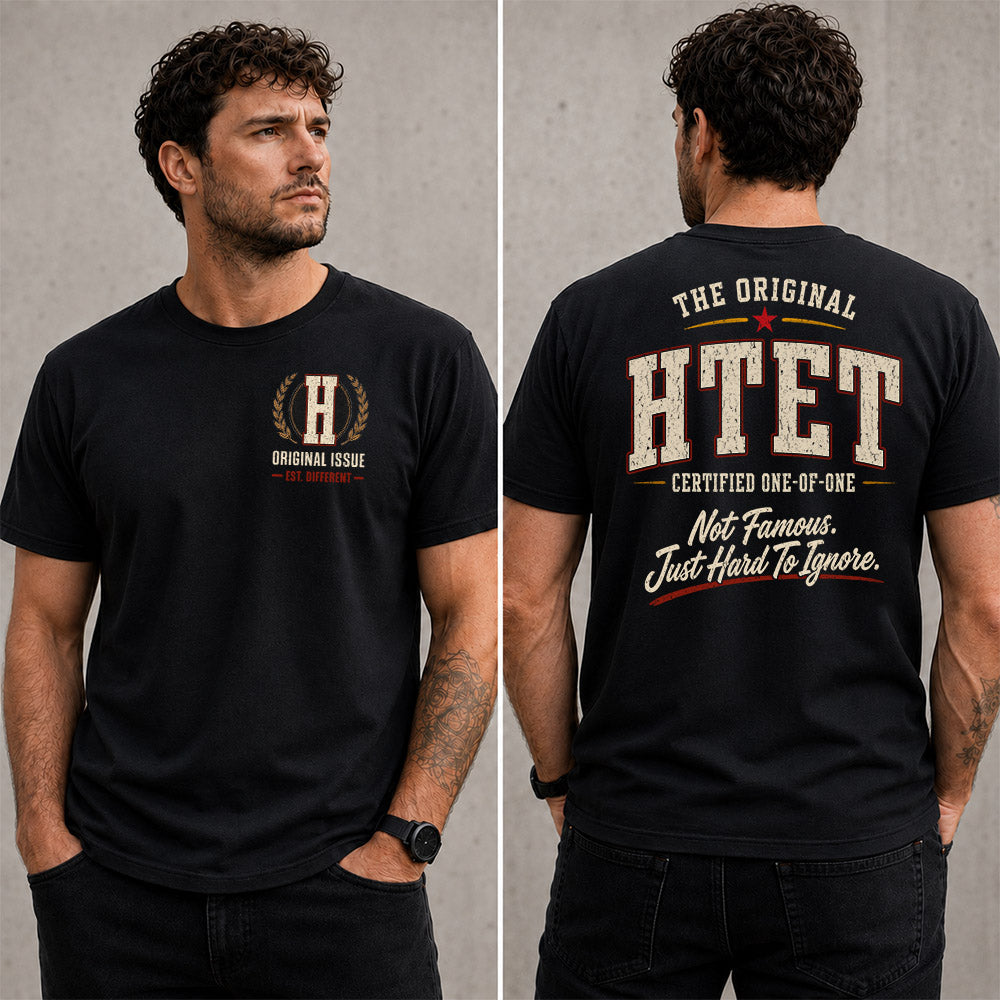 HTET W68-F2-168 – Personalized Original Issue Apparel “The Original NAME Certified One-of-One"