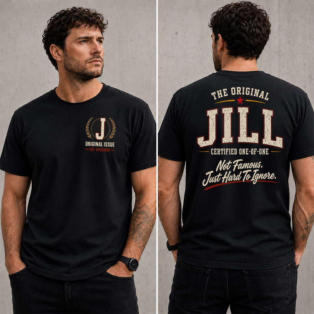 JILL W68-F2-168 – Personalized Original Issue Apparel “The Original NAME Certified One-of-One"