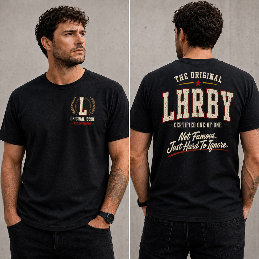 LHRBY W68-F2-168 – Personalized Original Issue Apparel “The Original NAME Certified One-of-One"
