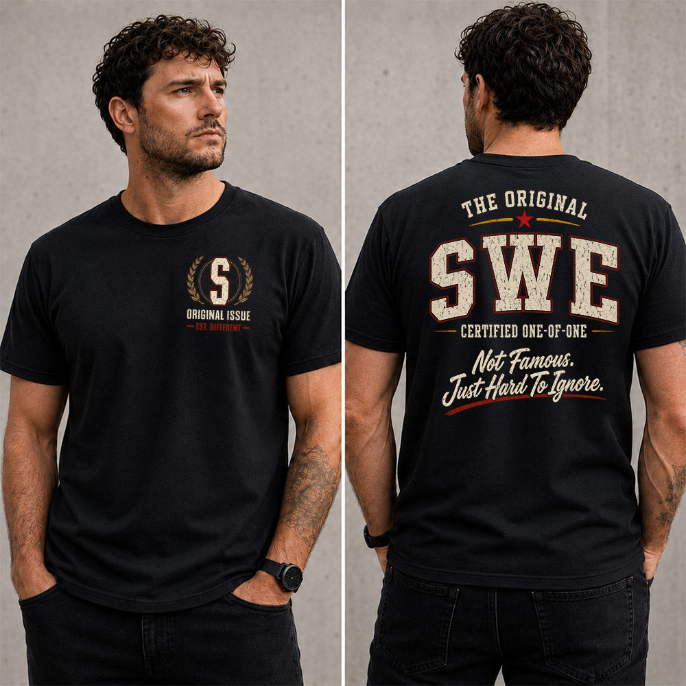 SWE W68-F2-168 – Personalized Original Issue Apparel “The Original NAME Certified One-of-One"