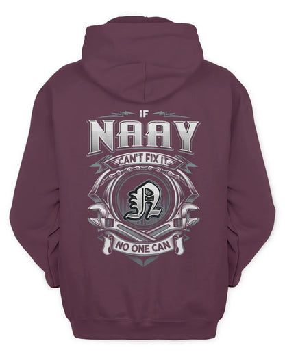 NAAY AP81-K4-626 - Personalized Ahmed Quote Apparel “If Ahmed Can't Fix It, No One Can” - Unisex Hoodie - Maroon