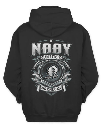 NAAY AP81-K4-626 - Personalized Ahmed Quote Apparel “If Ahmed Can't Fix It, No One Can” - Unisex Hoodie - Black