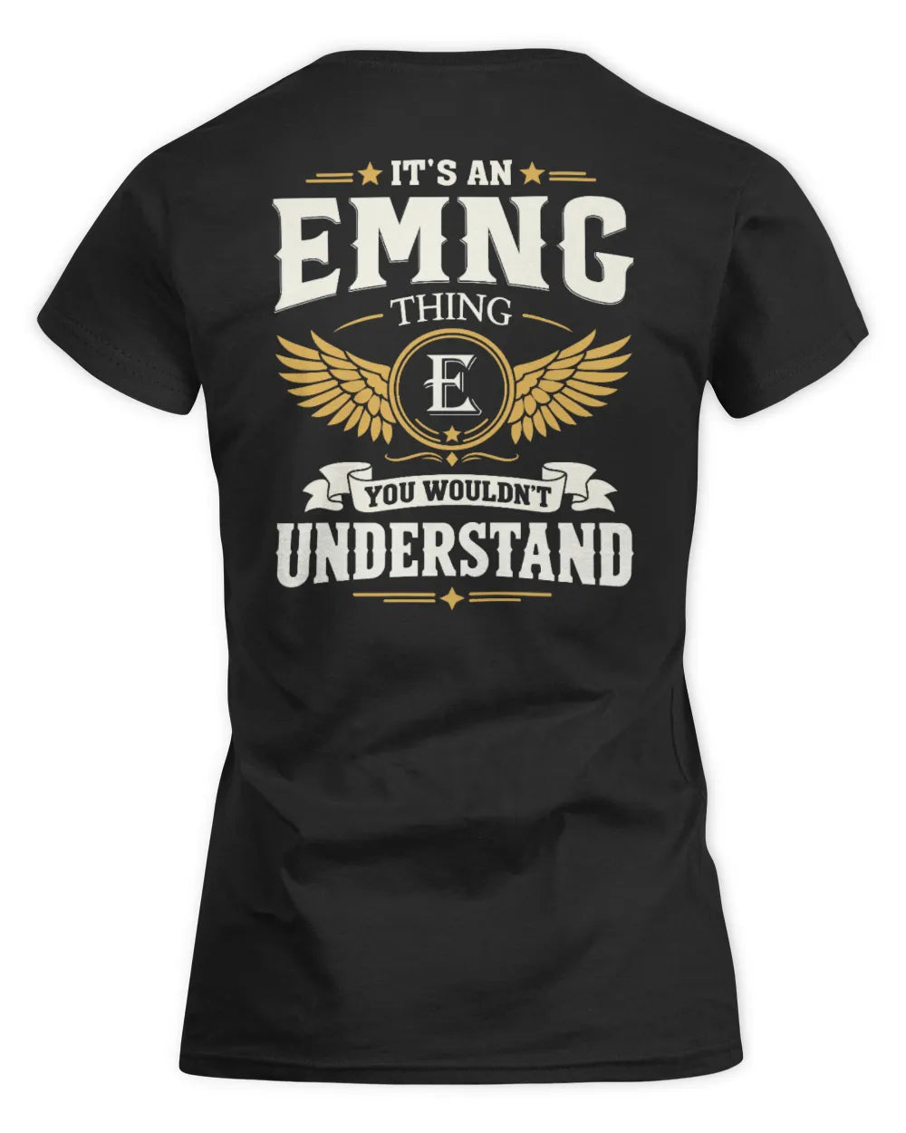 EMNG KT06-M008 It’s a [NAME] Thing – You Wouldn’t Understand | Personalized Vintage T-Shirt - Women's Standard T-Shirt - Black