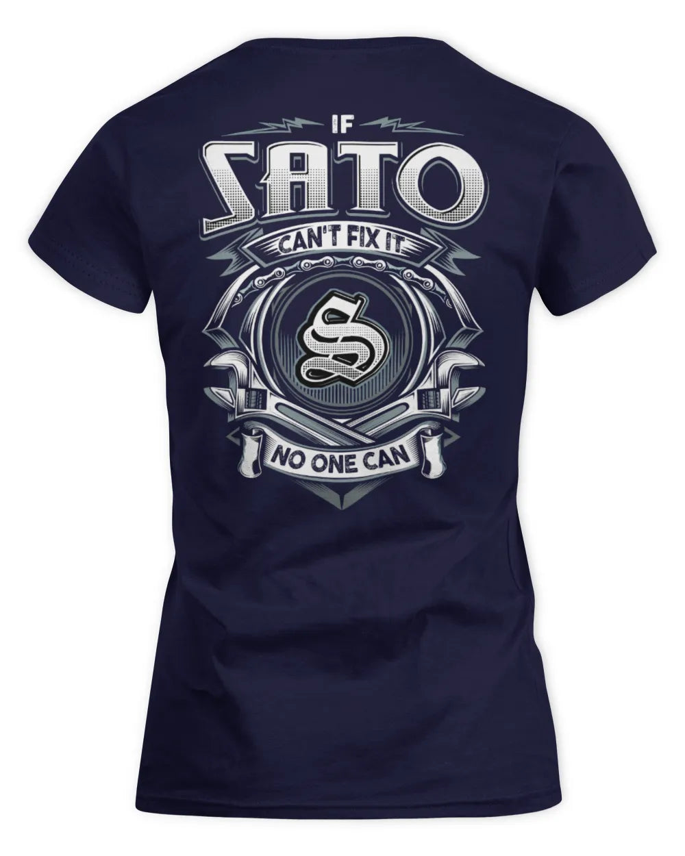 SATO AP81-K4-626 - Personalized Ahmed Quote Apparel “If Ahmed Can't Fix It, No One Can” - Women's Standard T-Shirt - Navy