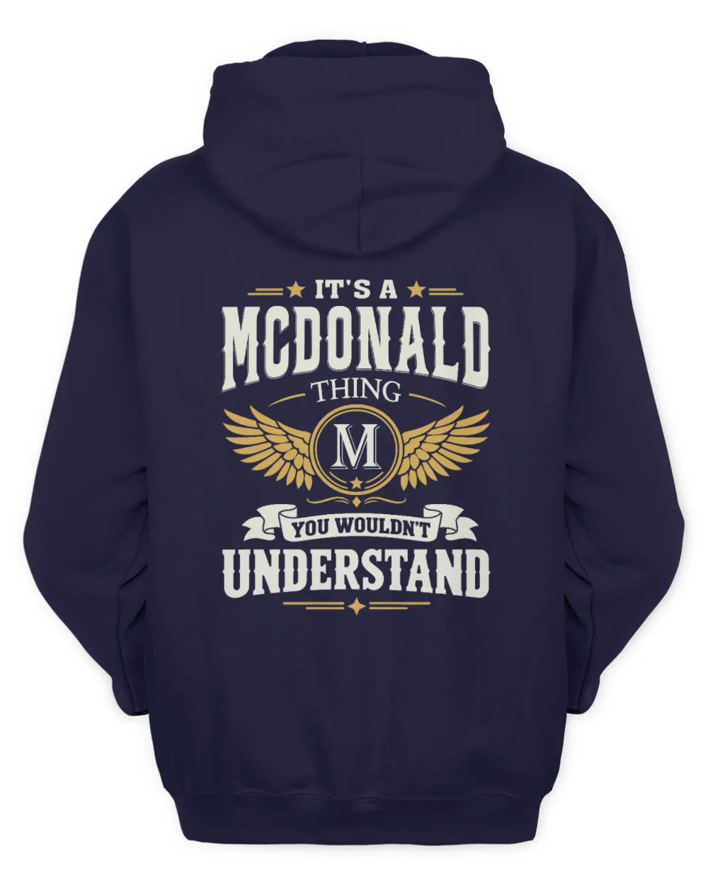 MCDONALD KT06-M008 It’s a [NAME] Thing – You Wouldn’t Understand | Personalized Vintage T-Shirt - Unisex Hoodie - Navy