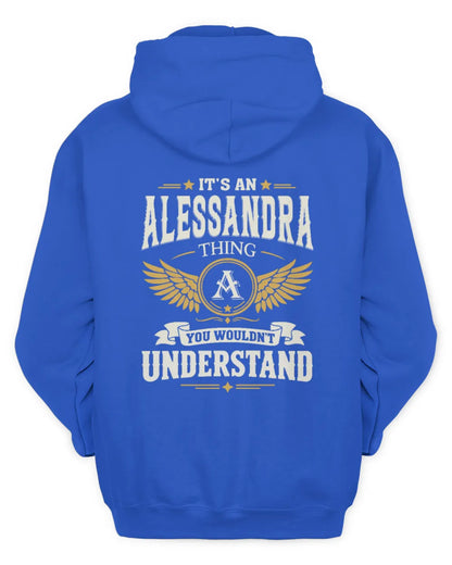 ALESSANDRA KT06-M008 It’s a [NAME] Thing – You Wouldn’t Understand | Personalized Vintage T-Shirt - Unisex Hoodie - Royal