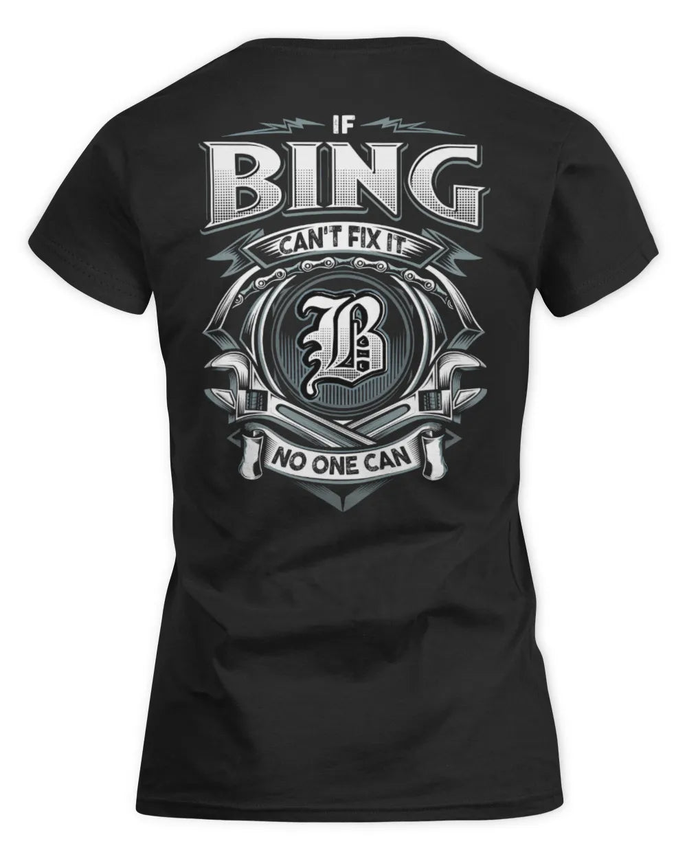 BING AP81-K4-626 - Personalized Ahmed Quote Apparel “If Ahmed Can't Fix It, No One Can” - Women's Standard T-Shirt - Black