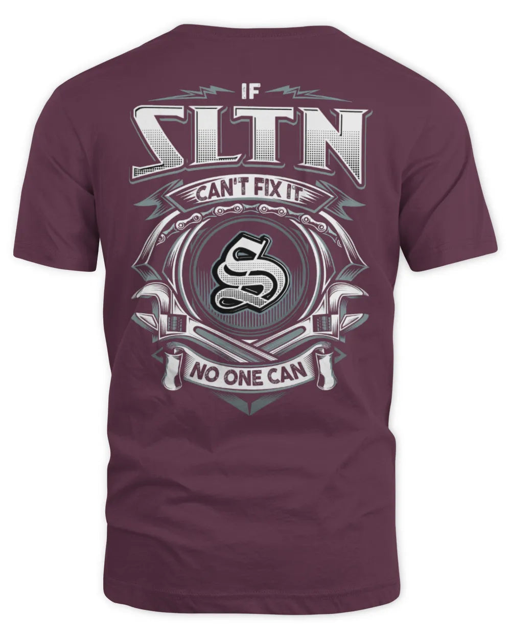 SLTN AP81-K4-626 - Personalized Ahmed Quote Apparel “If Ahmed Can't Fix It, No One Can” - Unisex Standard T-Shirt - Maroon