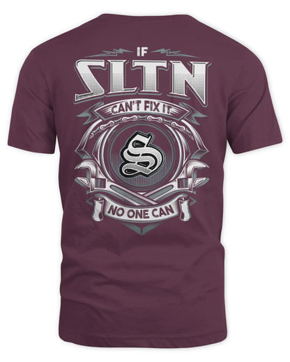 SLTN AP81-K4-626 - Personalized Ahmed Quote Apparel “If Ahmed Can't Fix It, No One Can” - Unisex Standard T-Shirt - Maroon