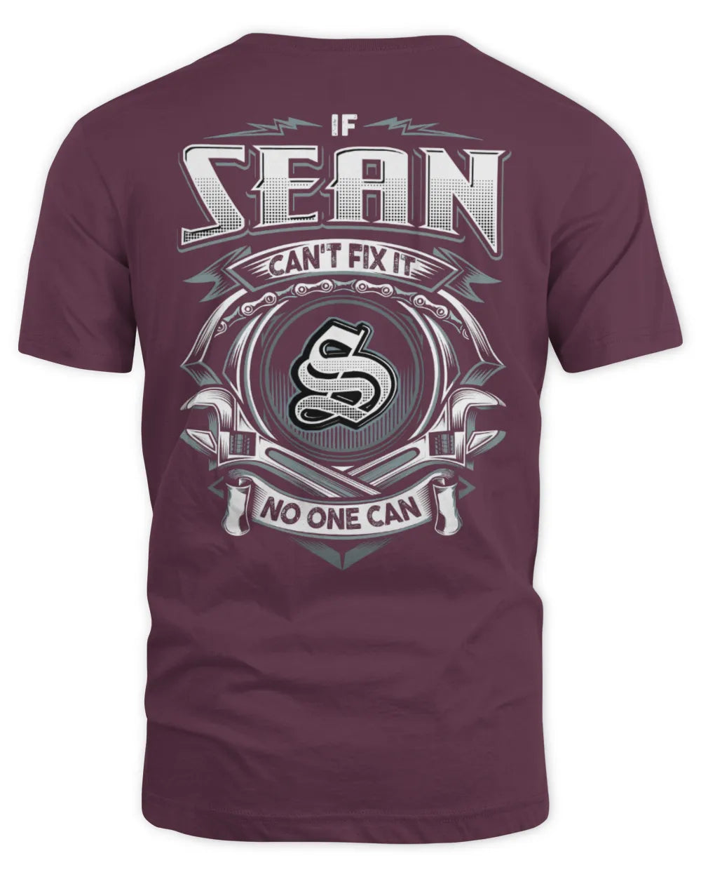 SEAN AP81-K4-626 - Personalized Ahmed Quote Apparel “If Ahmed Can't Fix It, No One Can” - Unisex Standard T-Shirt - Maroon