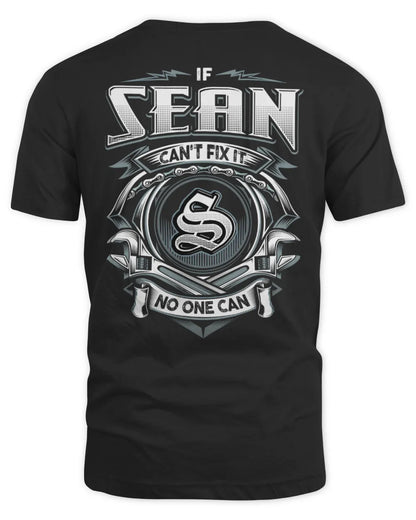 SEAN AP81-K4-626 - Personalized Ahmed Quote Apparel “If Ahmed Can't Fix It, No One Can” - Unisex Standard T-Shirt - Black