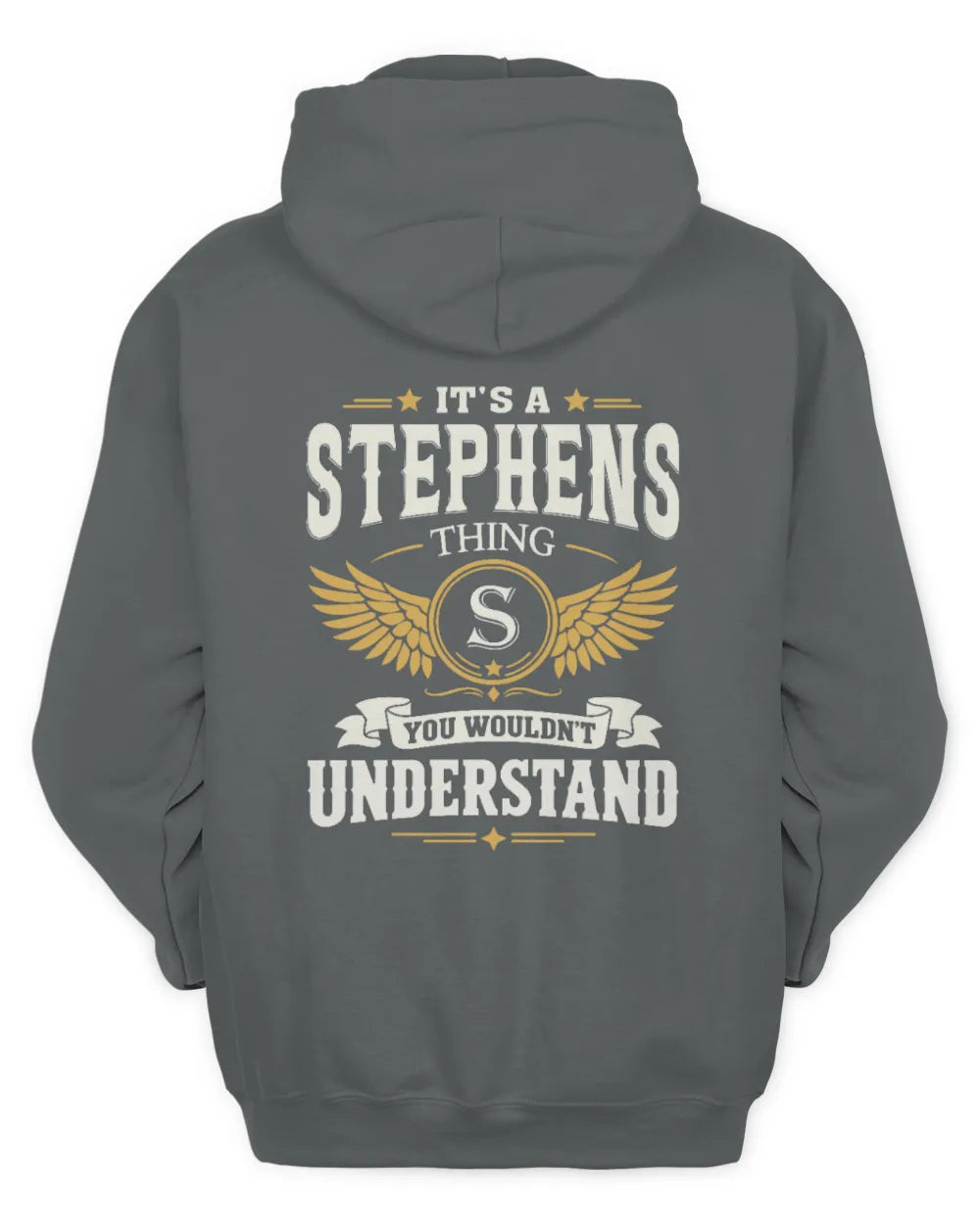 STEPHENS KT06-M008 It’s a [NAME] Thing – You Wouldn’t Understand | Personalized Vintage T-Shirt - Unisex Hoodie - Charcoal