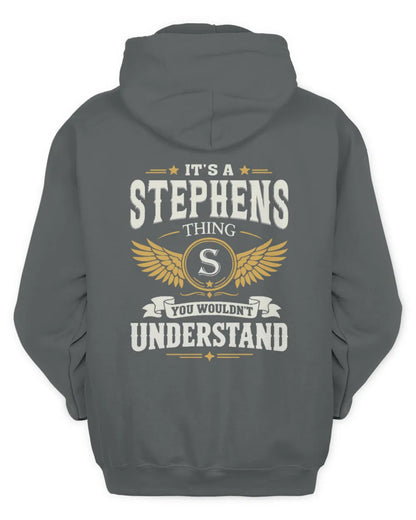 STEPHENS KT06-M008 It’s a [NAME] Thing – You Wouldn’t Understand | Personalized Vintage T-Shirt - Unisex Hoodie - Charcoal