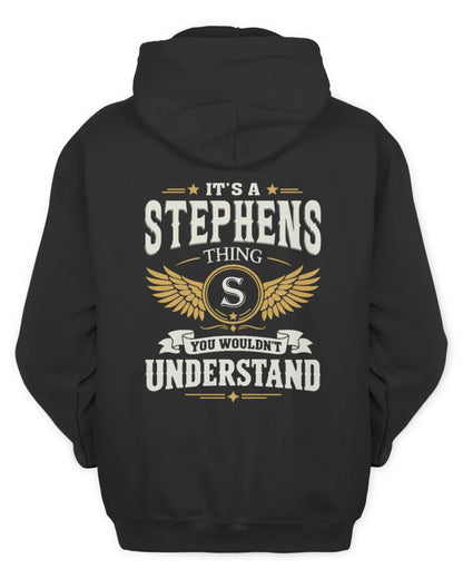 STEPHENS KT06-M008 It’s a [NAME] Thing – You Wouldn’t Understand | Personalized Vintage T-Shirt - Unisex Hoodie - Black