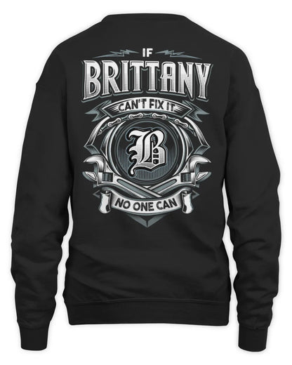 BRITTANY AP81-K4-626 - Personalized Ahmed Quote Apparel “If Ahmed Can't Fix It, No One Can” - Unisex Sweatshirt - Black