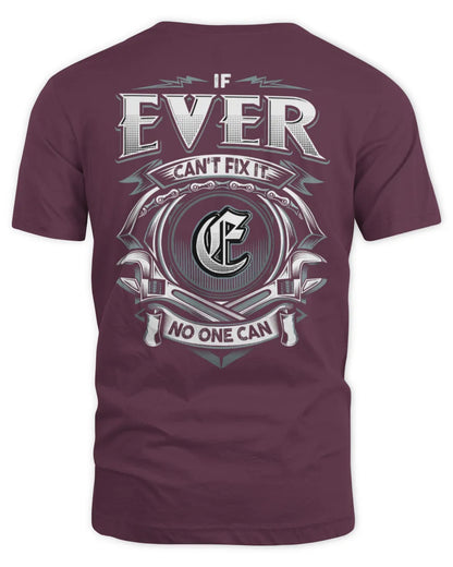 EVER AP81-K4-626 - Personalized Ahmed Quote Apparel “If Ahmed Can't Fix It, No One Can” - Unisex Standard T-Shirt - Maroon
