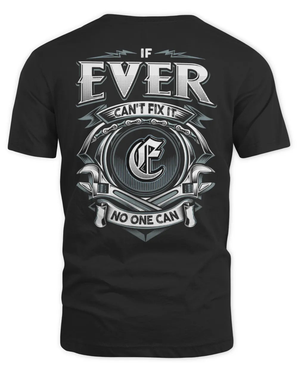 EVER AP81-K4-626 - Personalized Ahmed Quote Apparel “If Ahmed Can't Fix It, No One Can” - Unisex Standard T-Shirt - Black