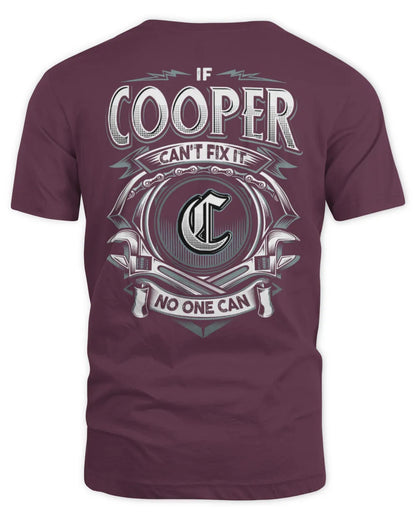 COOPER AP81-K4-626 - Personalized Ahmed Quote Apparel “If Ahmed Can't Fix It, No One Can” - Unisex Standard T-Shirt - Maroon