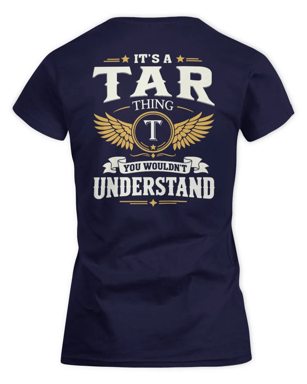 TAR KT06-M008 It’s a [NAME] Thing – You Wouldn’t Understand | Personalized Vintage T-Shirt - Women's Standard T-Shirt - Navy