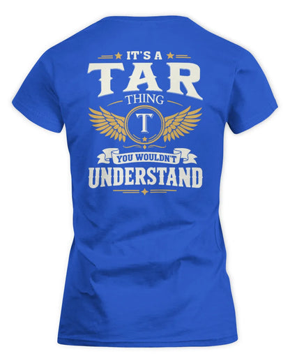 TAR KT06-M008 It’s a [NAME] Thing – You Wouldn’t Understand | Personalized Vintage T-Shirt - Women's Standard T-Shirt - Royal