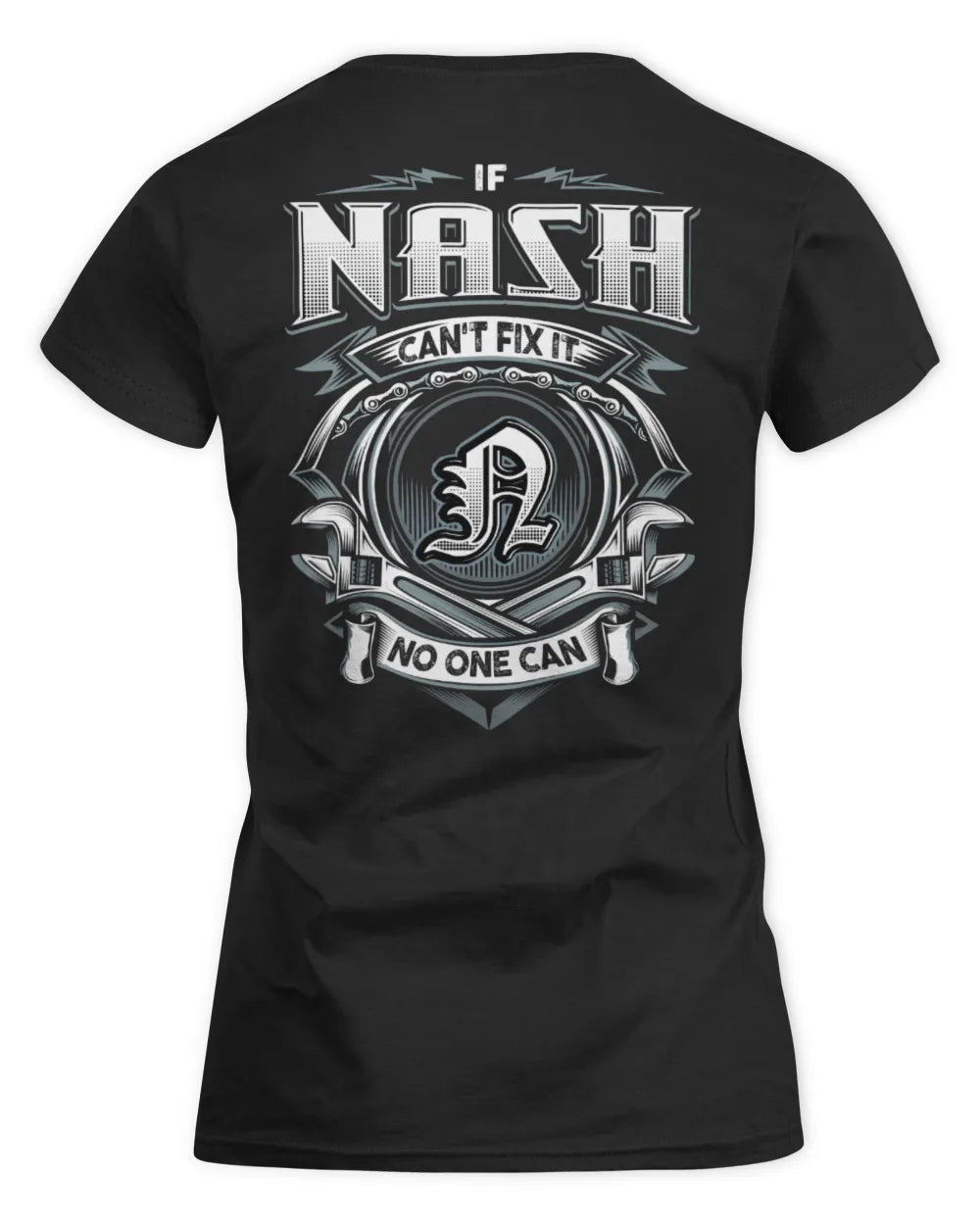 NASH AP81-K4-626 - Personalized Ahmed Quote Apparel “If Ahmed Can't Fix It, No One Can” - Women's Standard T-Shirt - Black