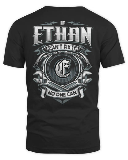 ETHAN AP81-K4-626 - Personalized Ahmed Quote Apparel “If Ahmed Can't Fix It, No One Can” - Unisex Standard T-Shirt - Black