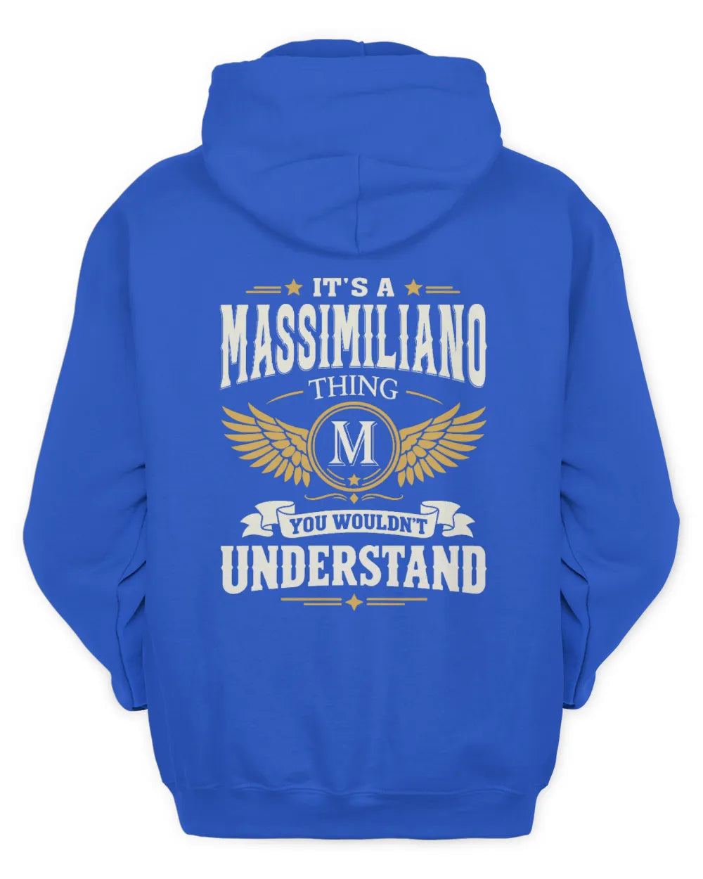 MASSIMILIANO KT06-M008 It’s a [NAME] Thing – You Wouldn’t Understand | Personalized Vintage T-Shirt - Unisex Hoodie - Royal