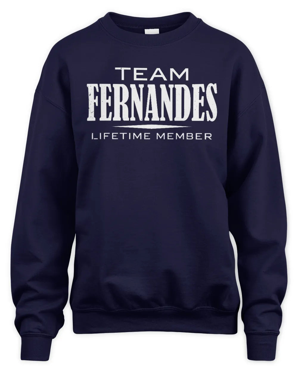 FERNANDES BL62-K4-128 - Personalized “Team NAME Lifetime Member” - Unisex Sweatshirt - Navy