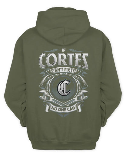 CORTES AP81-K4-626 - Personalized Ahmed Quote Apparel “If Ahmed Can't Fix It, No One Can” - Unisex Hoodie - Military Green