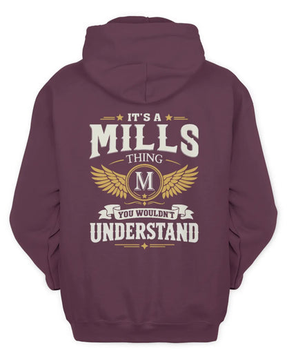 MILLS KT06-M008 It’s a [NAME] Thing – You Wouldn’t Understand | Personalized Vintage T-Shirt - Unisex Hoodie - Maroon