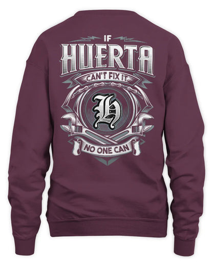 HUERTA AP81-K4-626 - Personalized Ahmed Quote Apparel “If Ahmed Can't Fix It, No One Can” - Unisex Sweatshirt - Maroon