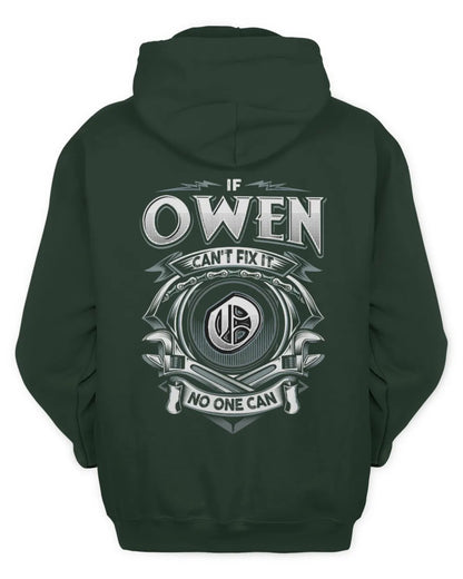 OWEN AP81-K4-626 - Personalized Ahmed Quote Apparel “If Ahmed Can't Fix It, No One Can” - Unisex Hoodie - Forest Green