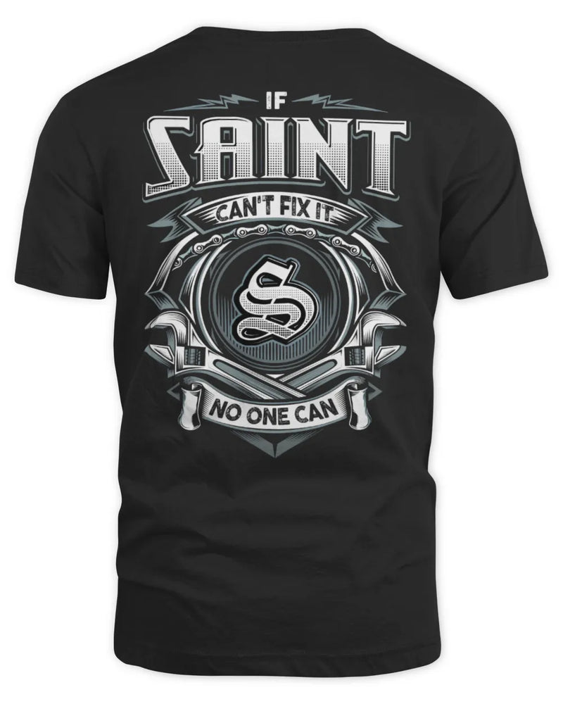 SAINT AP81-K4-626 - Personalized Ahmed Quote Apparel “If Ahmed Can't Fix It, No One Can” - Unisex Standard T-Shirt - Black