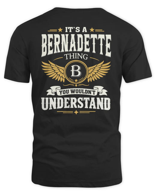 BERNADETTE KT06-M008 It’s a [NAME] Thing – You Wouldn’t Understand | Personalized Vintage T-Shirt