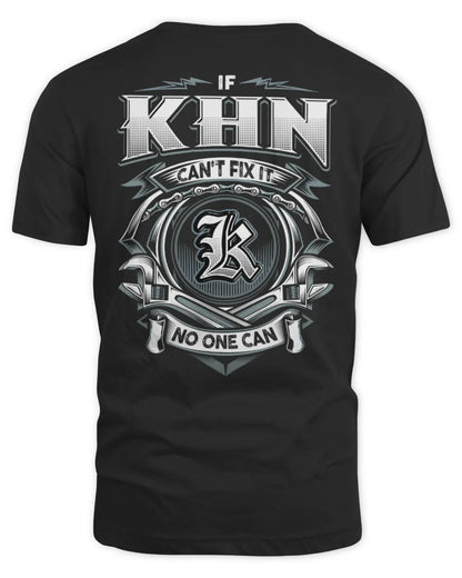 KHN AP81-K4-626 - Personalized Ahmed Quote Apparel “If Ahmed Can't Fix It, No One Can” - Unisex Standard T-Shirt - Black