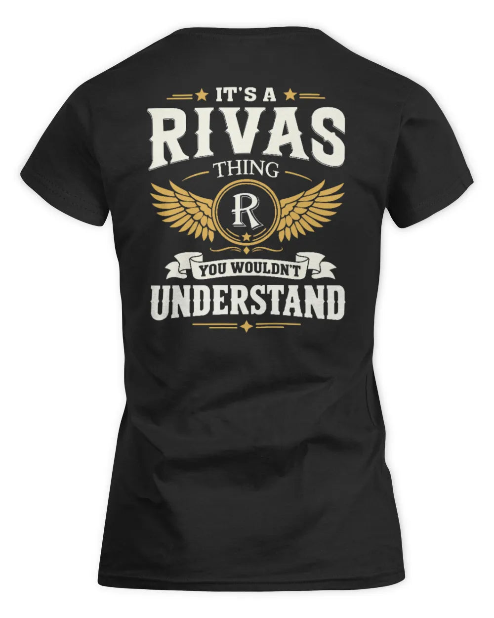 RIVAS KT06-M008 It’s a [NAME] Thing – You Wouldn’t Understand | Personalized Vintage T-Shirt - Women's Standard T-Shirt - Black