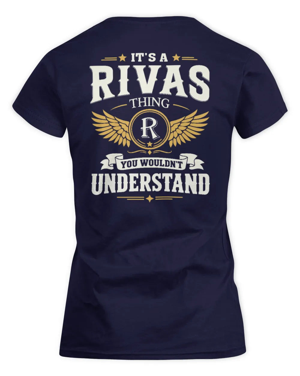 RIVAS KT06-M008 It’s a [NAME] Thing – You Wouldn’t Understand | Personalized Vintage T-Shirt - Women's Standard T-Shirt - Navy