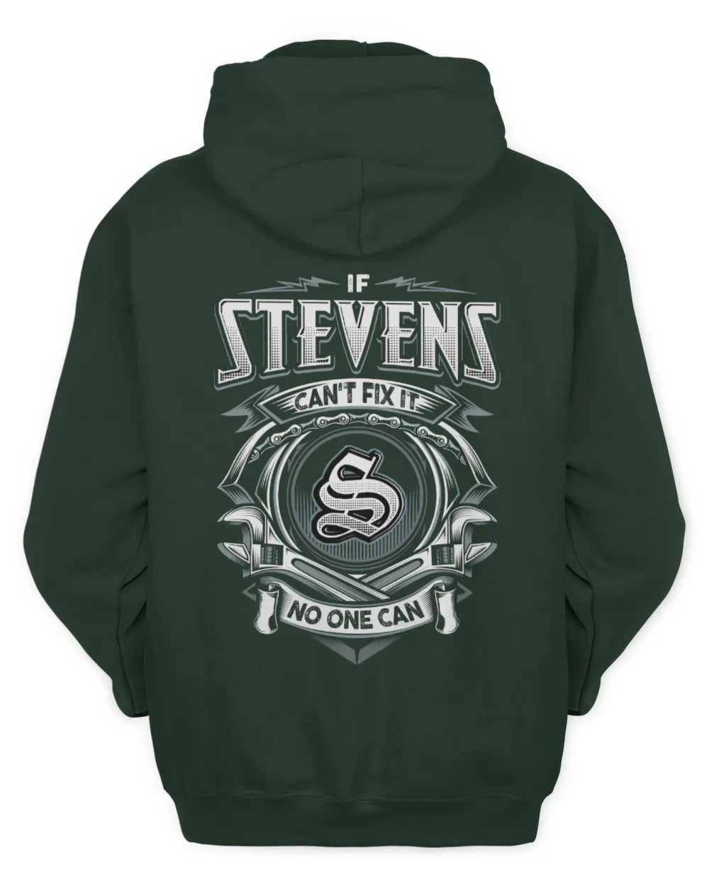 STEVENS AP81-K4-626 - Personalized Ahmed Quote Apparel “If Ahmed Can't Fix It, No One Can” - Unisex Hoodie - Forest Green