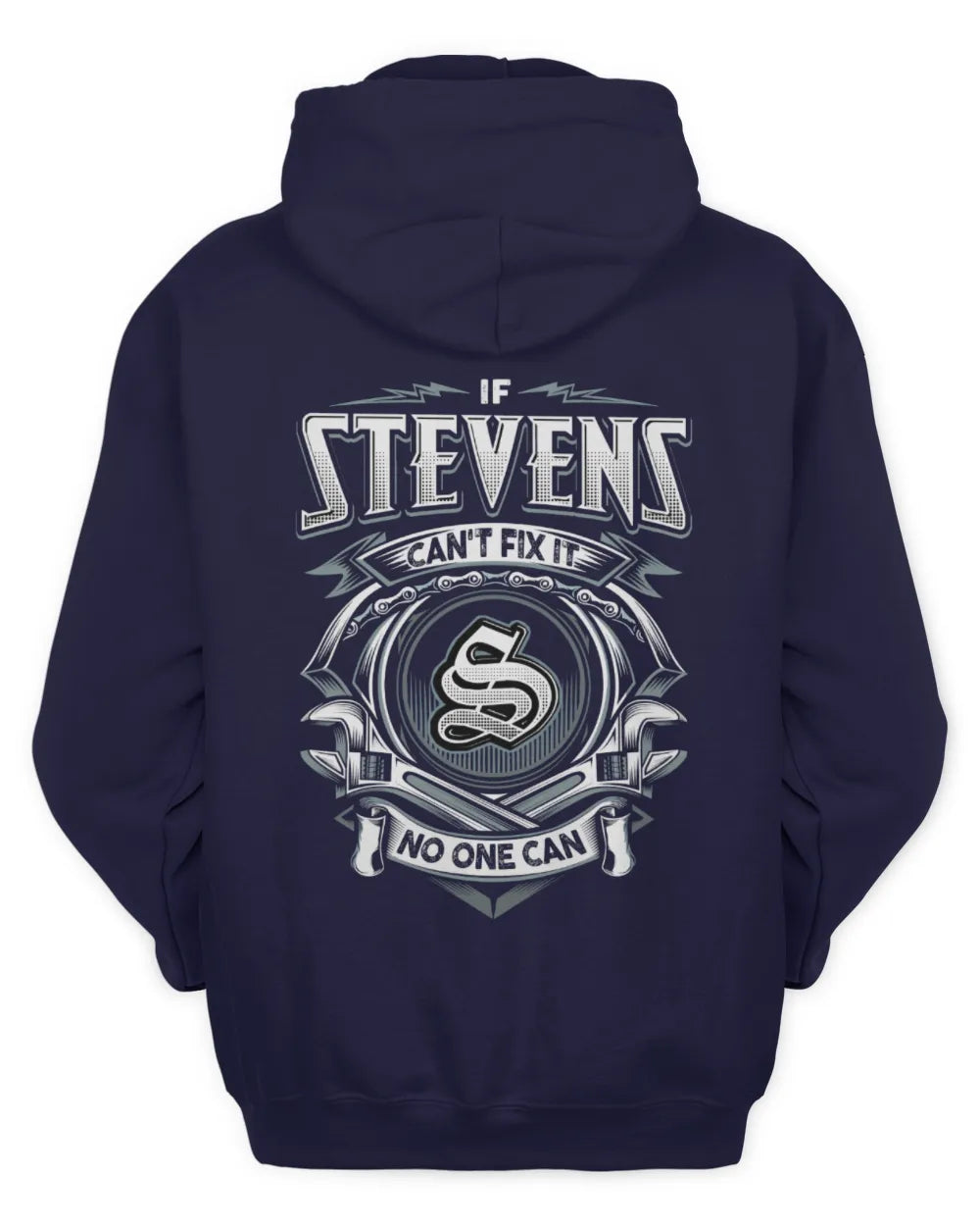 STEVENS AP81-K4-626 - Personalized Ahmed Quote Apparel “If Ahmed Can't Fix It, No One Can” - Unisex Hoodie - Navy