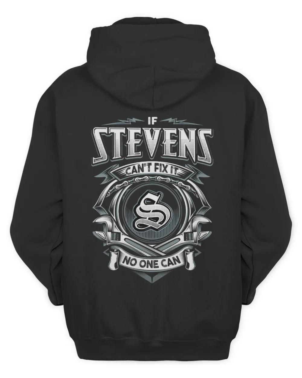 STEVENS AP81-K4-626 - Personalized Ahmed Quote Apparel “If Ahmed Can't Fix It, No One Can” - Unisex Hoodie - Black