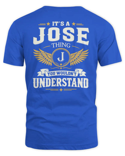 JOSE KT06-M008 It’s a [NAME] Thing – You Wouldn’t Understand | Personalized Vintage T-Shirt - Unisex Standard T-Shirt - Royal