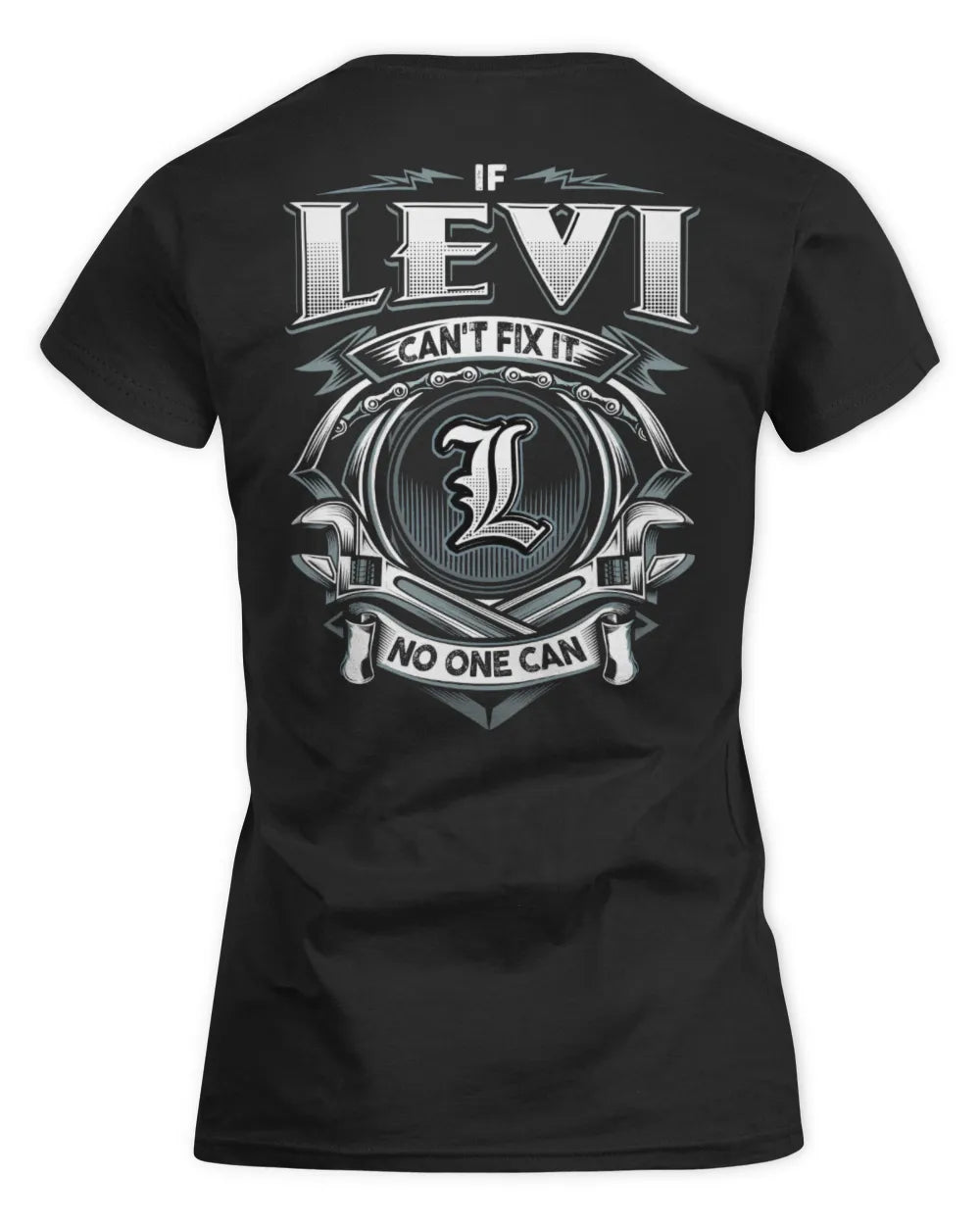 LEVI AP81-K4-626 - Personalized Ahmed Quote Apparel “If Ahmed Can't Fix It, No One Can” - Women's Standard T-Shirt - Black