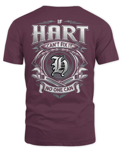 HART AP81-K4-626 - Personalized Ahmed Quote Apparel “If Ahmed Can't Fix It, No One Can” - Unisex Standard T-Shirt - Maroon