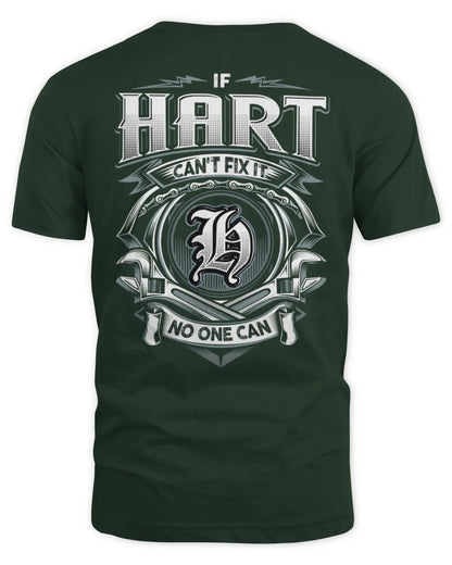 HART AP81-K4-626 - Personalized Ahmed Quote Apparel “If Ahmed Can't Fix It, No One Can” - Unisex Standard T-Shirt - Forest Green