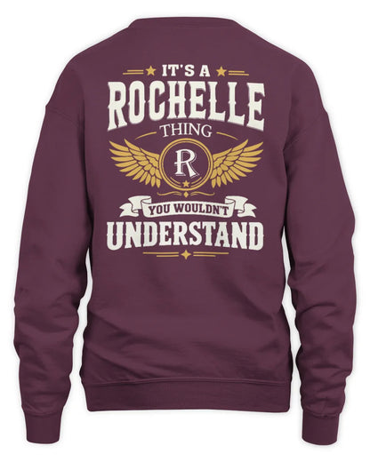 ROCHELLE KT06-M008 It’s a [NAME] Thing – You Wouldn’t Understand | Personalized Vintage T-Shirt - Unisex Sweatshirt - Maroon