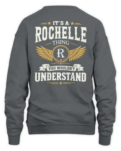 ROCHELLE KT06-M008 It’s a [NAME] Thing – You Wouldn’t Understand | Personalized Vintage T-Shirt - Unisex Sweatshirt - Charcoal